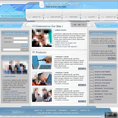 未來信息技術(shù)產(chǎn)品網(wǎng)頁模板 引領(lǐng)數(shù)字體驗(yàn)新紀(jì)元